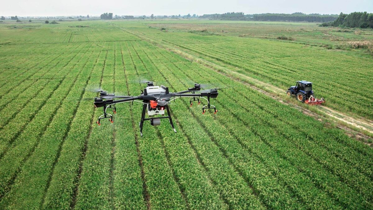 Aplicación de agroquímicos mediante dron