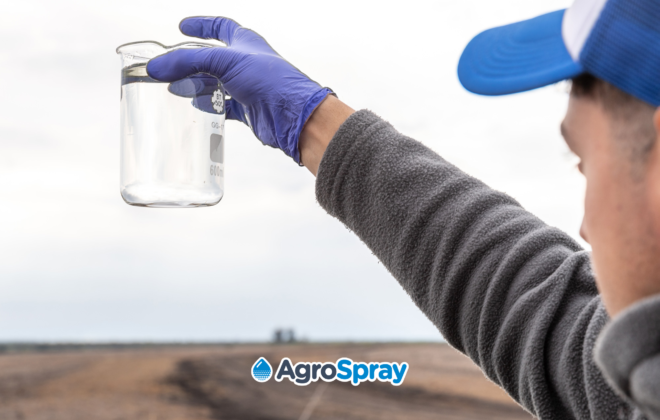 Servicio Agrospray: calidad del agua.