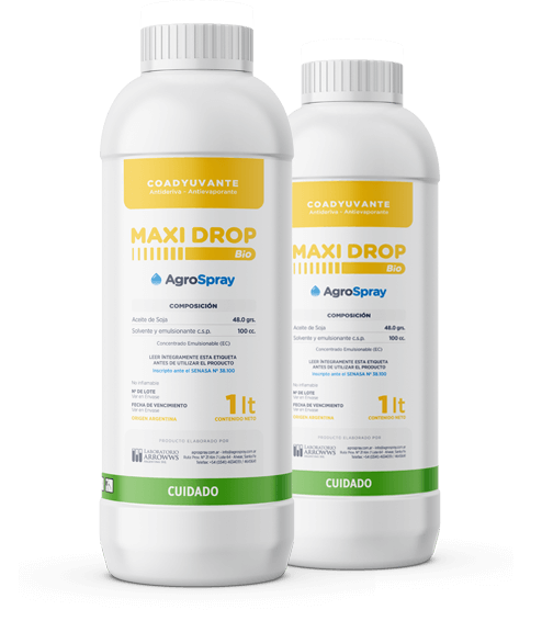 Productos Agrícolas MaxiDrop Bio AgroSpray Coadyuvante